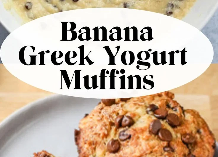 Freshly baked banana chocolate chip muffins cooling on a wire rack