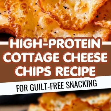 Bowl of crunchy cottage cheese chips, a healthy snack option packed with protein.