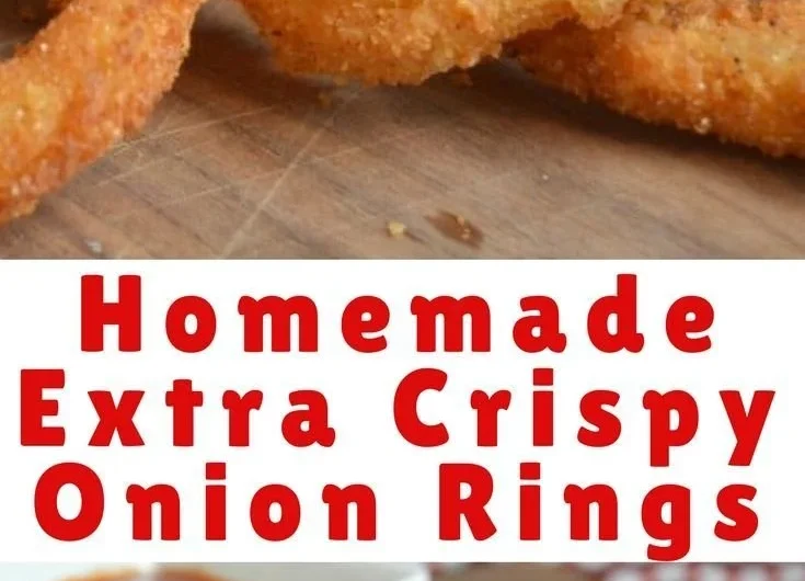 Crispy onion rings served with dipping sauce, golden and crunchy texture