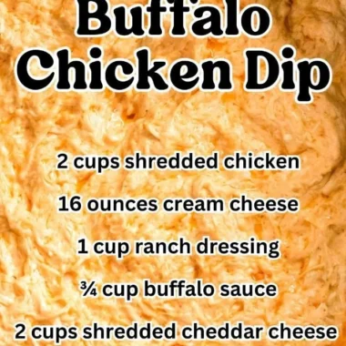 Delicious Crockpot Buffalo Chicken Dip served in a bowl with chips.