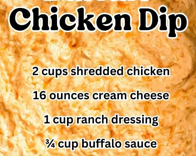 Delicious Crockpot Buffalo Chicken Dip served in a bowl with chips.