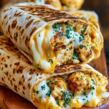 Cheesy chicken wraps filled with grilled chicken and melted cheese