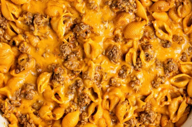 Delicious homemade Hamburger Helper made with fresh ingredients