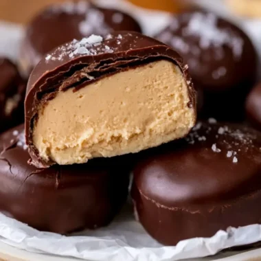 Peanut butter yogurt bites in a bowl, a healthy and tasty snack.