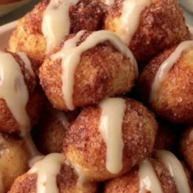 Delicious quick cinnamon roll bites served on a plate