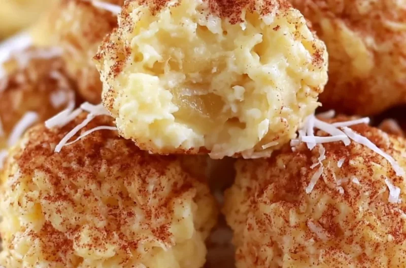 Cinnamon apple cottage cheese bites topped with cinnamon and apple slices